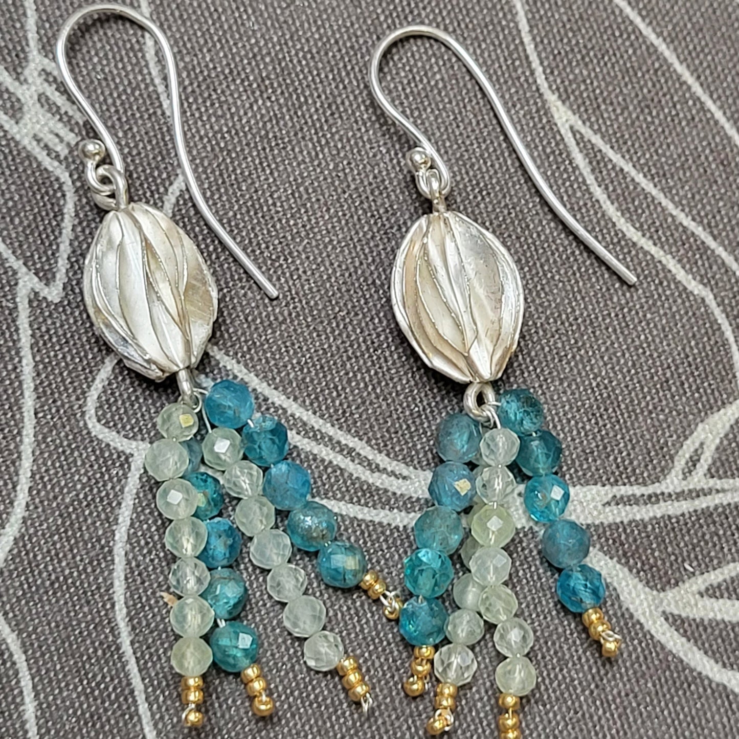 Ohrhänger Wassertänzerin – Leichtigkeit in Bewegung