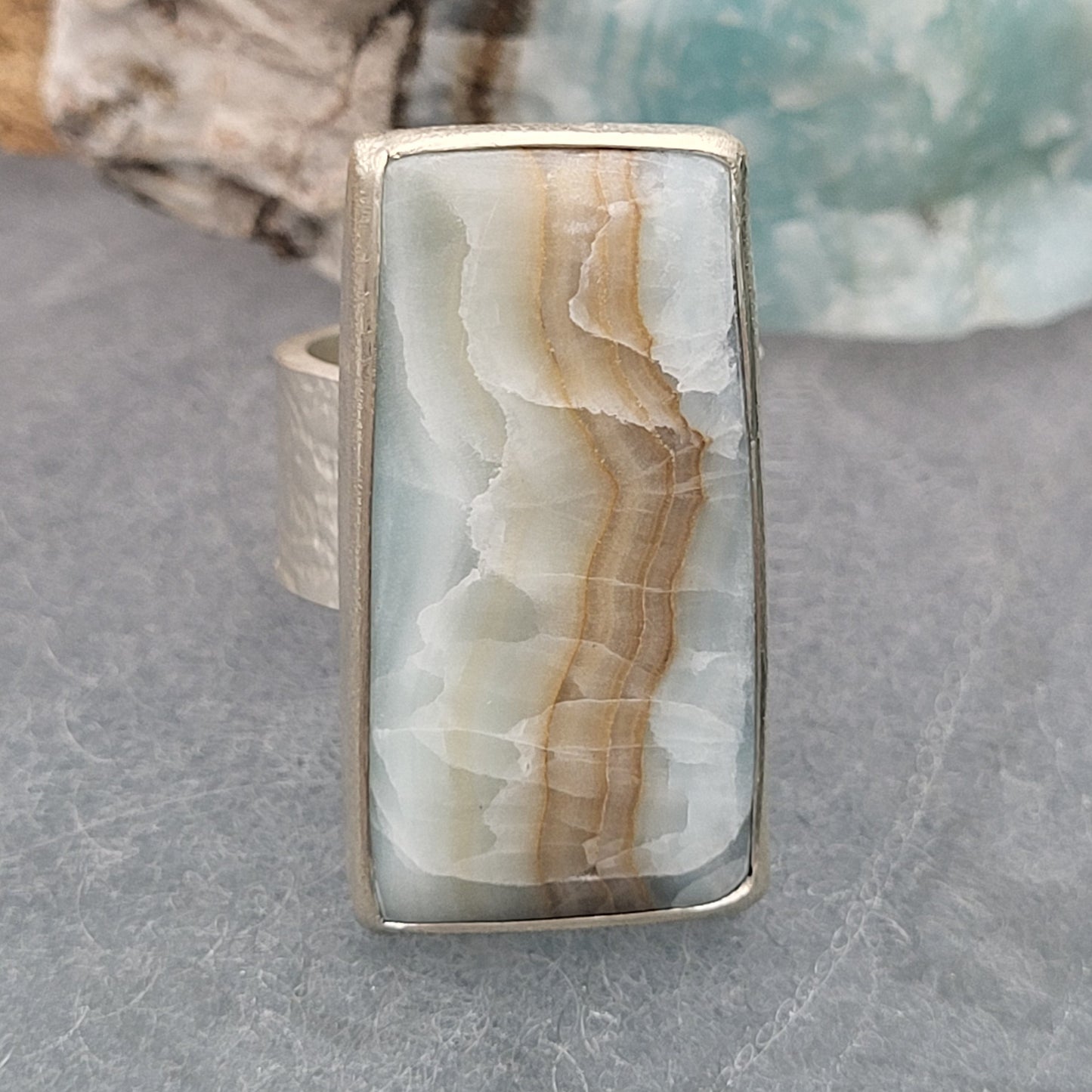 Aragonit Ring - Aus den Tiefen der Erde