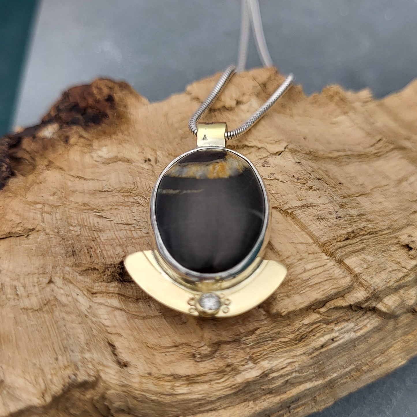 Interstellar- Anhänger in 750er Gold & 925er Silber- ein Hauch von Kosmos