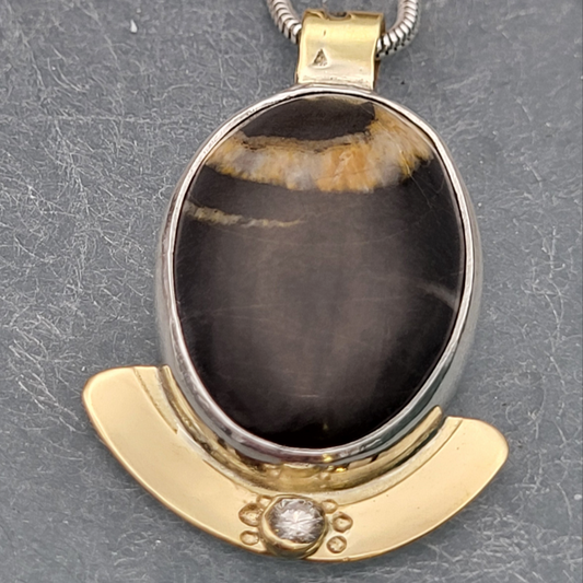 Interstellar- Anhänger in 750er Gold & 925er Silber- ein Hauch von Kosmos